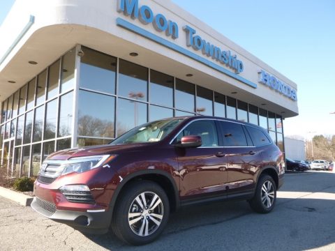 Deep Scarlet Pearl Honda Pilot EX-L AWD. Click to enlarge. Deep Scarlet Pearl Honda Pilot EX-L AWD. Click to enlarge.