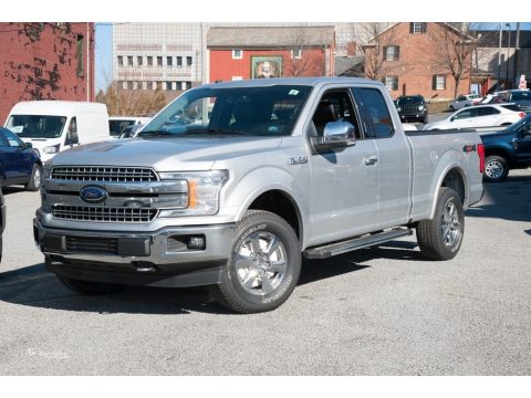 Ingot Silver Ford F150 Lariat SuperCab 4x4.  Click to enlarge.