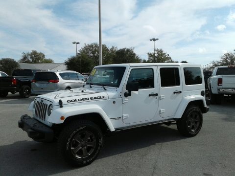 Bright White Jeep Wrangler Unlimited Golden Eagle 4x4. Click to enlarge. Bright White Jeep Wrangler Unlimited Golden Eagle 4x4. Click to enlarge.