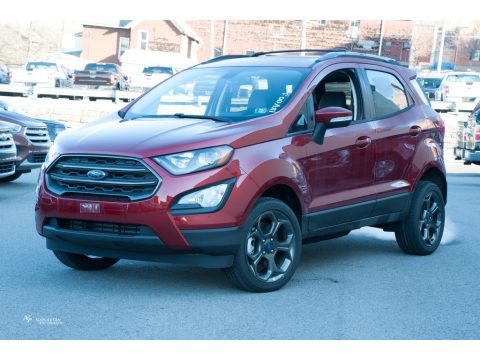 Ruby Red Ford EcoSport SES 4WD.  Click to enlarge.