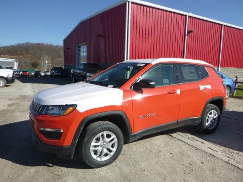 Spitfire Orange Jeep Compass Sport 4x4.  Click to enlarge.