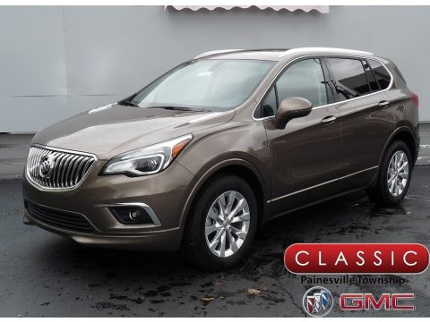 Bronze Alloy Metallic Buick Envision Essence AWD.  Click to enlarge.