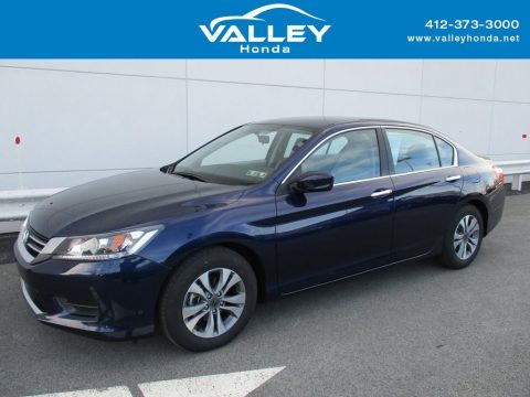 Obsidian Blue Pearl Honda Accord LX Sedan.  Click to enlarge.