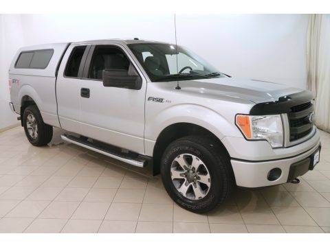 Ingot Silver Ford F150 STX SuperCab 4x4.  Click to enlarge.