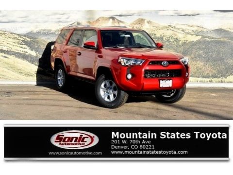Barcelona Red Metallic Toyota 4Runner SR5 4x4.  Click to enlarge.