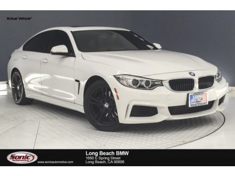 Alpine White BMW 4 Series 428i Gran Coupe.  Click to enlarge.