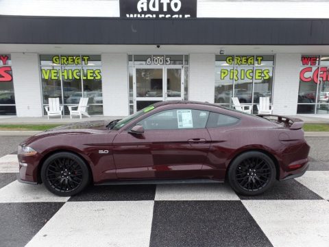 Royal Crimson Ford Mustang GT Premium Fastback.  Click to enlarge.
