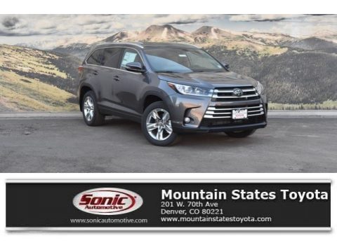 Predawn Gray Mica Toyota Highlander Limited AWD.  Click to enlarge.