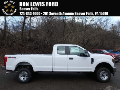 Oxford White Ford F250 Super Duty XL SuperCab 4x4.  Click to enlarge.