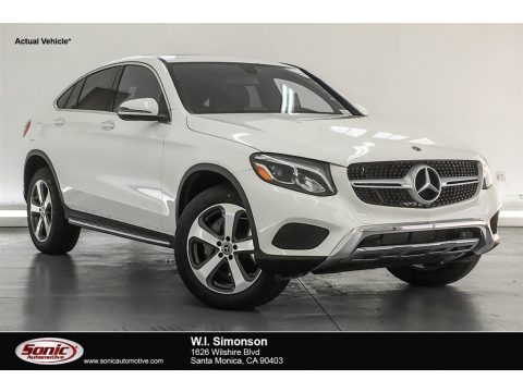 Polar White Mercedes-Benz GLC 300 4Matic Coupe.  Click to enlarge.