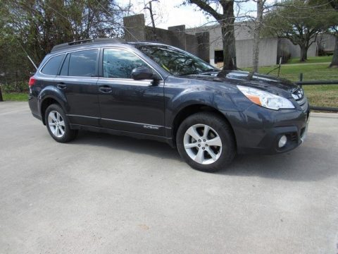 Graphite Gray Metallic Subaru Outback 2.5i Limited.  Click to enlarge.