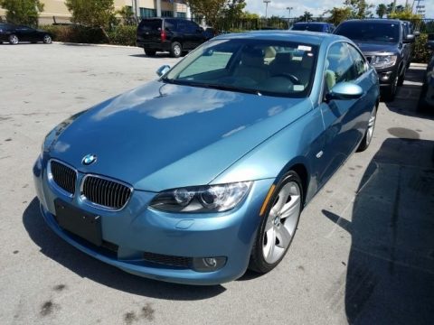 Atlantic Blue Metallic BMW 3 Series 335i Coupe.  Click to enlarge.
