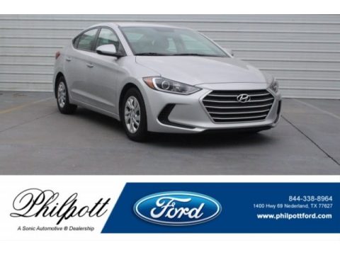 Silver Hyundai Elantra SE.  Click to enlarge.