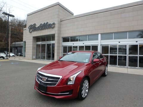 Red Obsession Tintcoat Cadillac ATS 2.0T Luxury AWD Sedan.  Click to enlarge.