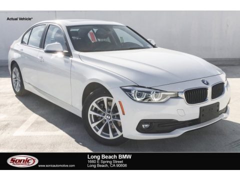 Alpine White BMW 3 Series 320i Sedan.  Click to enlarge.