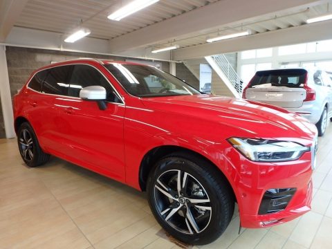 Passion Red Volvo XC60 T6 AWD R Design.  Click to enlarge.
