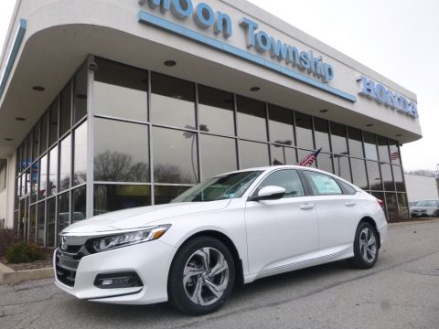 Platinum White Pearl Honda Accord EX-L Sedan.  Click to enlarge.