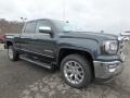 Front 3/4 View of 2018 GMC Sierra 1500 SLT Double Cab 4WD #3