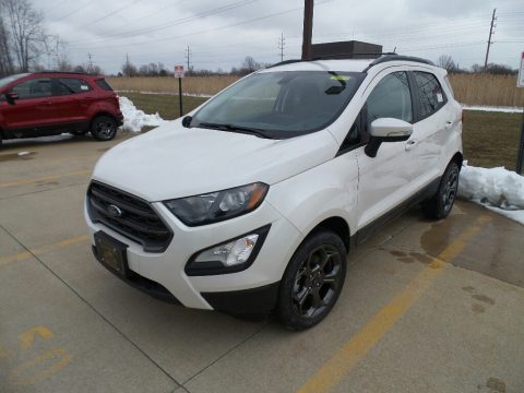 White Platinum Ford EcoSport SES 4WD.  Click to enlarge.