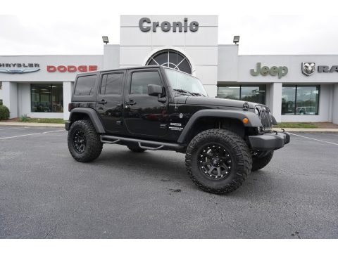 Black Jeep Wrangler Unlimited Sport 4x4. Click to enlarge. Black Jeep Wrangler Unlimited Sport 4x4. Click to enlarge.