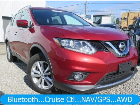 Cayenne Red Nissan Rogue SV AWD.  Click to enlarge.