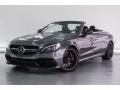 Front 3/4 View of 2018 Mercedes-Benz C 63 S AMG Cabriolet #13