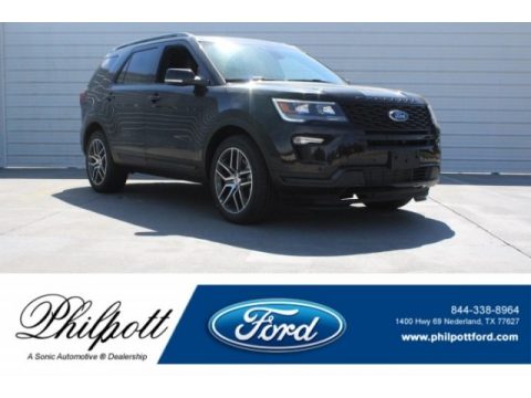 Shadow Black Ford Explorer Sport 4WD.  Click to enlarge.