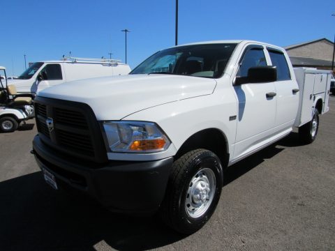 Bright White Dodge Ram 2500 HD ST Crew Cab 4x4.  Click to enlarge.