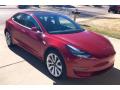 Front 3/4 View of 2018 Tesla Model 3 Long Range #1