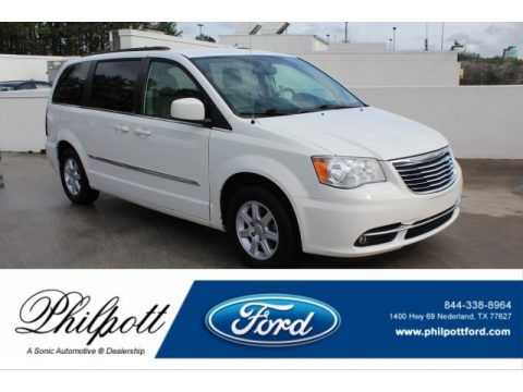 Stone White Chrysler Town & Country Touring.  Click to enlarge.