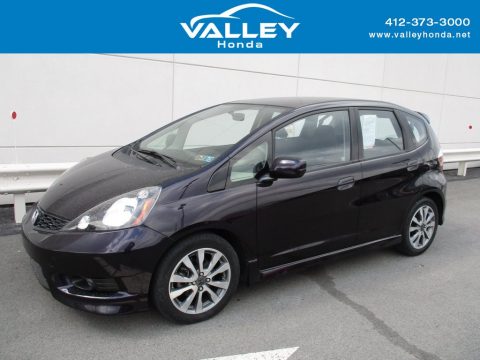 Midnight Plum Pearl Honda Fit Sport.  Click to enlarge.