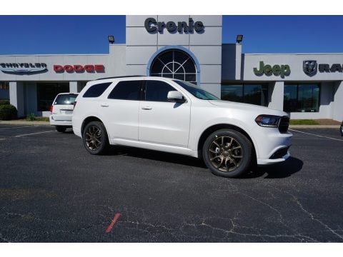 Vice White Tri-Coat Pearl Dodge Durango GT.  Click to enlarge.