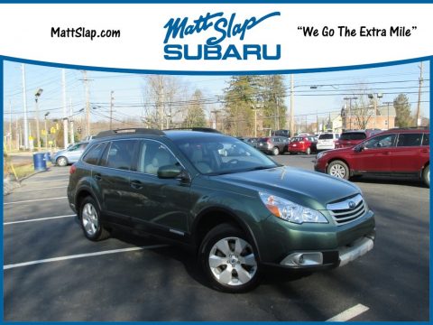 Cypress Green Pearl Subaru Outback 2.5i Limited.  Click to enlarge.