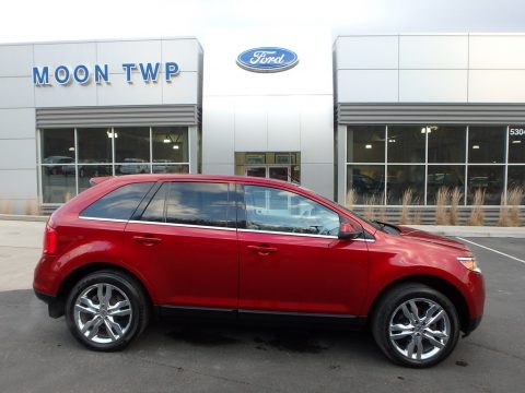 Ruby Red Ford Edge Limited AWD.  Click to enlarge.