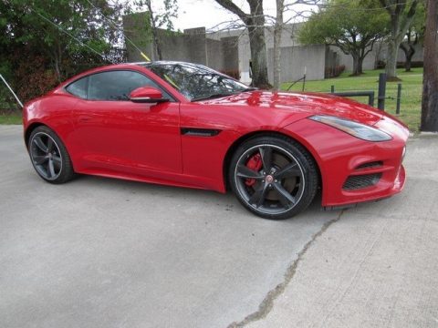 Caldera Red Jaguar F-Type R Coupe AWD.  Click to enlarge.