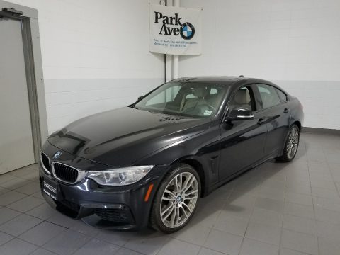 Black Sapphire Metallic BMW 4 Series 428i xDrive Gran Coupe.  Click to enlarge.