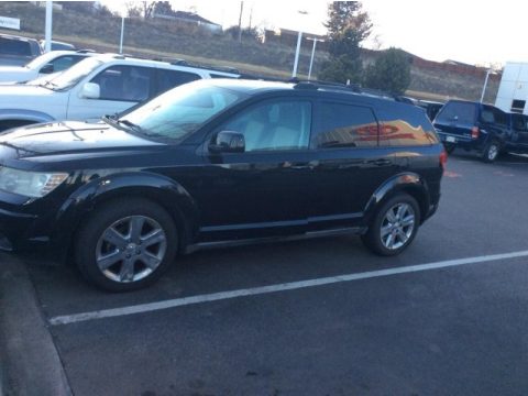 Brilliant Black Crystal Pearl Dodge Journey SXT AWD.  Click to enlarge.