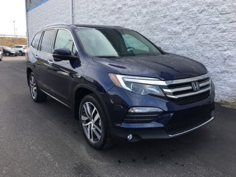 Obsidian Blue Pearl Honda Pilot Touring AWD.  Click to enlarge.