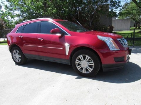 Crystal Red Tintcoat Cadillac SRX Luxury.  Click to enlarge.