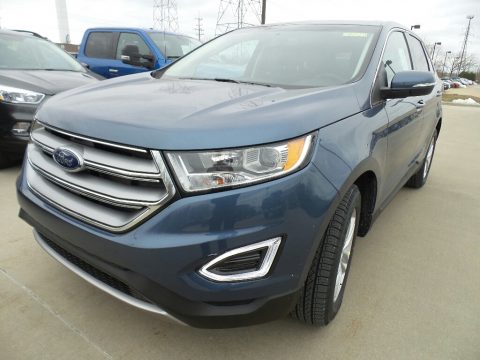 Blue Ford Edge SEL AWD.  Click to enlarge.