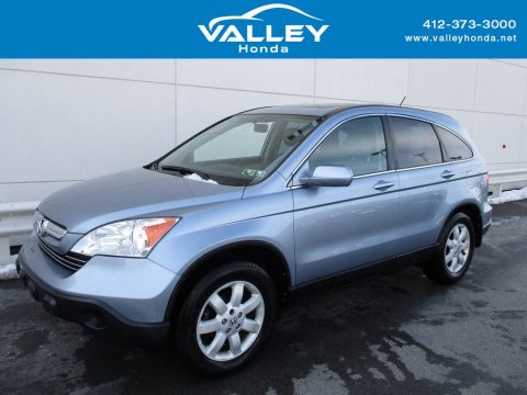 Glacier Blue Metallic Honda CR-V EX-L 4WD.  Click to enlarge.