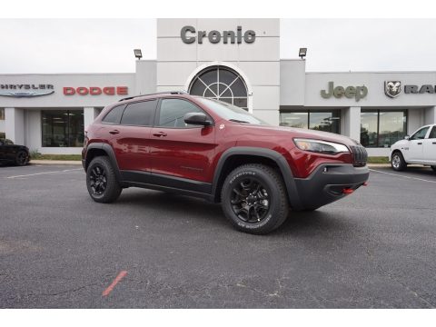 Velvet Red Pearl Jeep Cherokee Trailhawk Elite 4x4.  Click to enlarge.