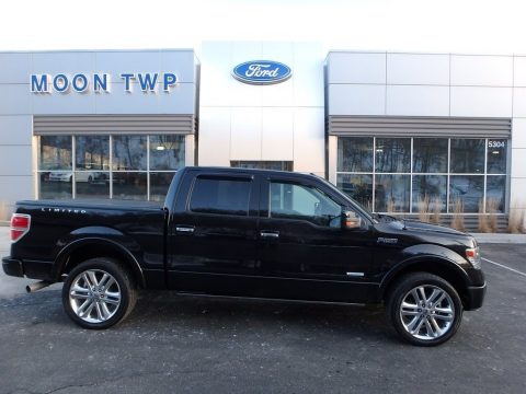 Tuxedo Black Ford F150 XLT SuperCrew 4x4.  Click to enlarge.