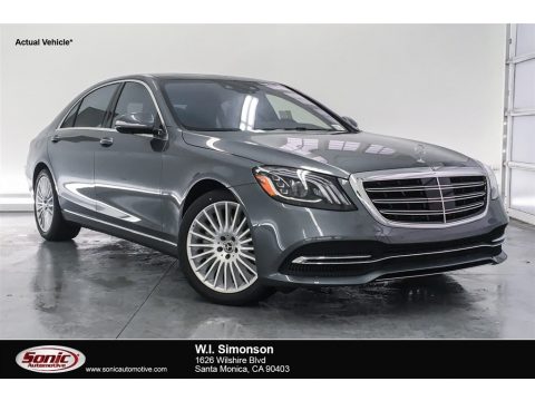 Selenite Grey Metallic Mercedes-Benz S 560 Sedan.  Click to enlarge.