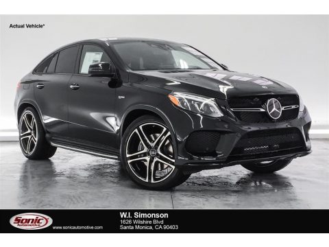 Black Mercedes-Benz GLE 43 AMG 4Matic Coupe.  Click to enlarge.