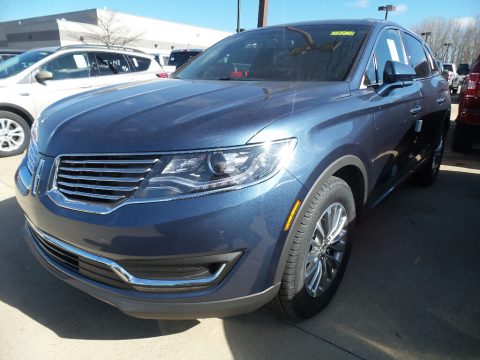 Blue Diamond Metallic Lincoln MKX Select.  Click to enlarge.