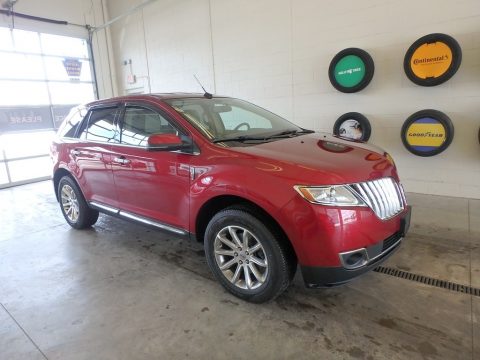 Ruby Red Tinted Tri-Coat Lincoln MKX AWD.  Click to enlarge.