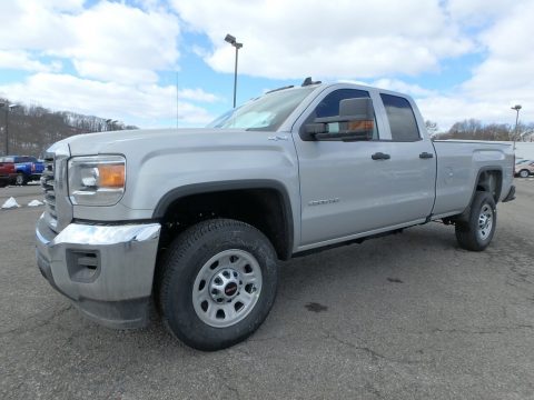 Quicksilver Metallic GMC Sierra 2500HD Double Cab 4x4.  Click to enlarge.