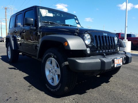 Black Jeep Wrangler Unlimited Sport 4x4. Click to enlarge. Black Jeep Wrangler Unlimited Sport 4x4. Click to enlarge.