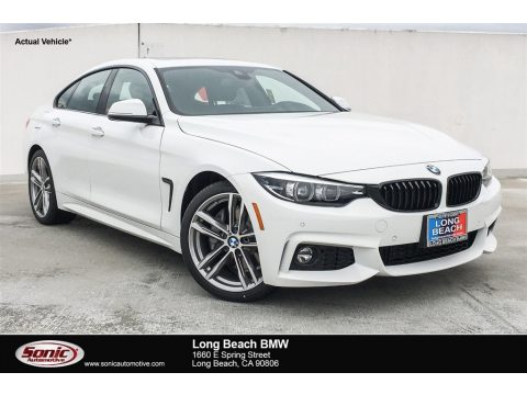 Alpine White BMW 4 Series 430i Gran Coupe.  Click to enlarge.